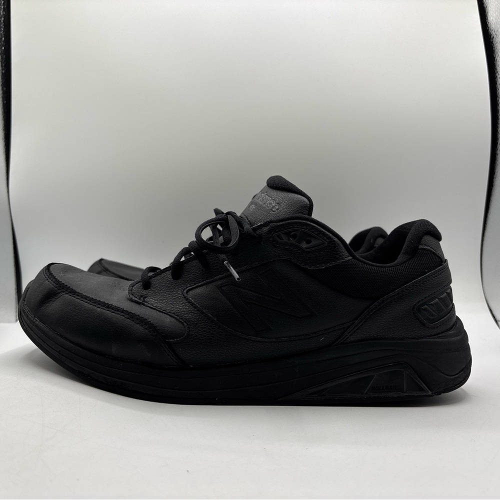New Balance 928 V3 Walking Shoes Black Leather Sneakers MW928BK3 Men’s Size 13 D